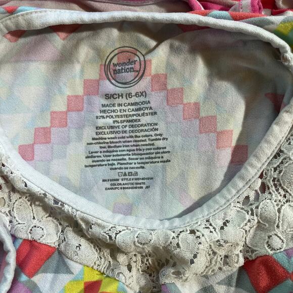 Girl's Dresses Jumper Bundle of 3 Wonder Nation Size Small (6/6X) GUC - Picture 8 of 10